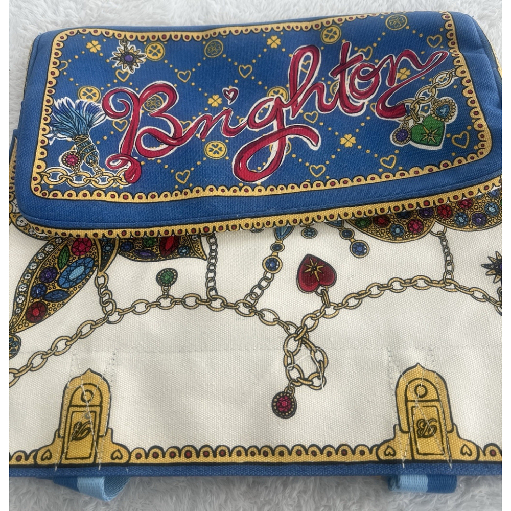 Brighton LOVE Glittering Holiday Limited Edition Large Canvas Tote Bag NWT - Picture 13 of 16